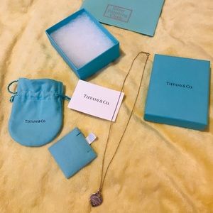 Tiffany and Co necklace with heart pendant